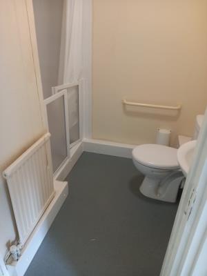 Level access shower