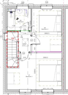 FF floor plan 2 bed terrace